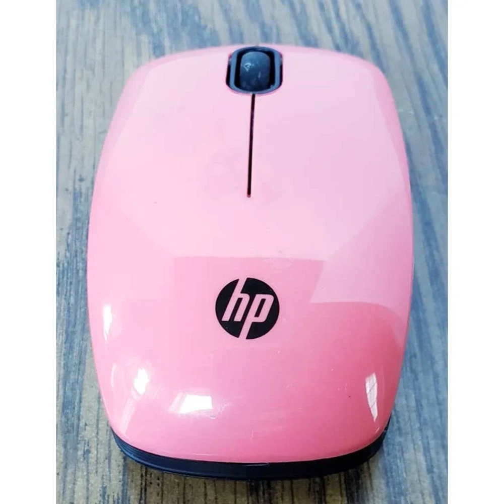 HP Z3200 Pink Three Button Blue LED Wireless Mouse - No Dongle